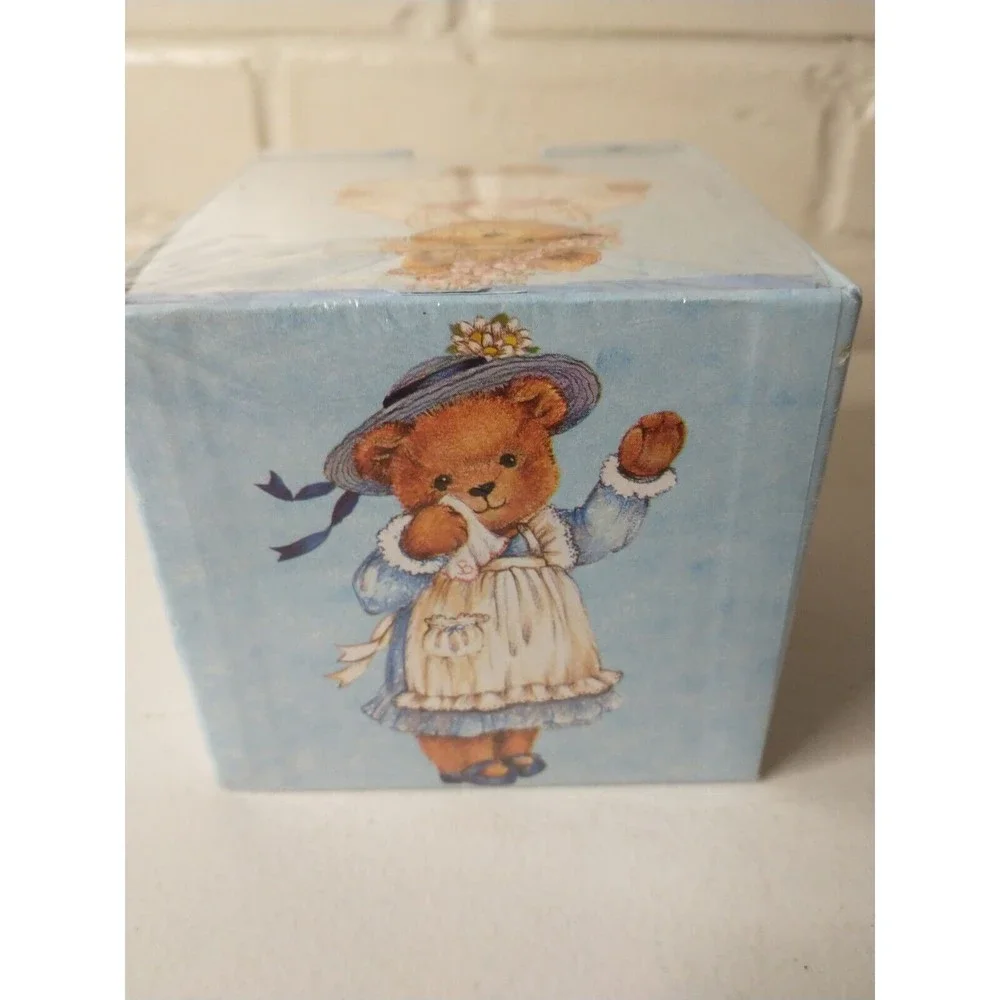 Bear Memo Cube Mini Telephone Address Book Vintage
